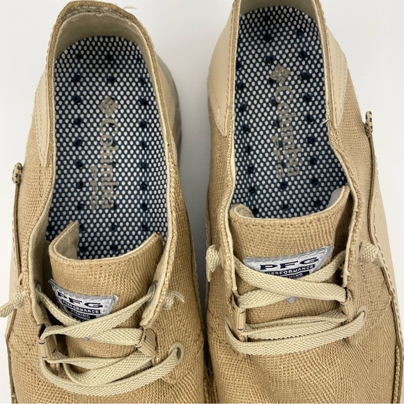 Columbia bahama vent loco relax III cream/tan boat shoes men Size 9 lightweight - Picture 5 of 11